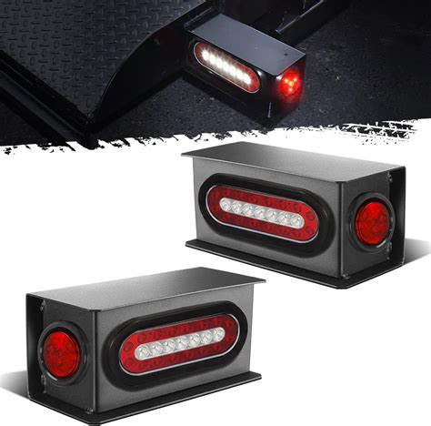 metal trailer light boxes jeep rectangle|light box for truck.